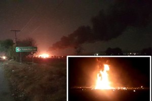 現場火勢猛烈。（圖源：互聯網）