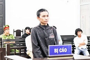 出庭受審的被告人潘文平。（圖源：NV）