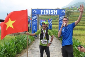 峴港市男運動員陳唯光奪得冠軍。