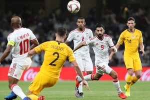 阿聯酋對澳大利亞隊比賽一瞥。（圖源：互聯網）