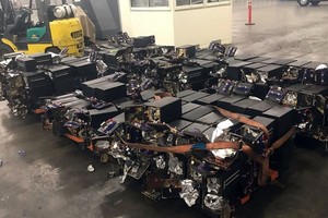 毒品藏在電容器貨櫃中。（圖源：互聯網）