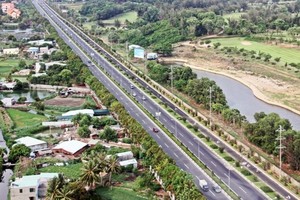 圖為隆安省濱瀝縣一瞥。