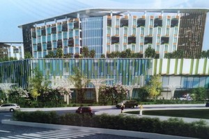 市腫瘤二醫院效果圖一瞥。