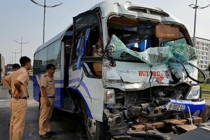 事故現場。（圖源：Vietnamnet）