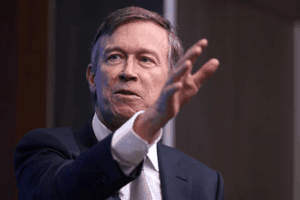 美國科羅拉多州前州長約翰‧希肯盧珀宣佈參選 2020 總統。（圖源：互聯網）