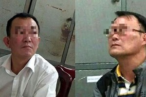 順手牽羊的兩名韓籍遊客。（圖源：CT）