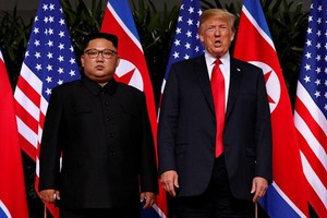朝鮮領導人金正恩與美國總統特朗普。（圖源：路透社）