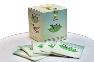 含有西布曲明(Sibutramine)和酚酞(Phenol phtraleine)致癌成分的Vy & Tea草木茶。（圖源：互聯網）