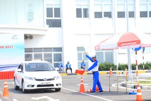 民眾參加駕駛培訓。（圖源：Honda VN）