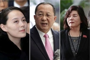 金與正、李容浩、崔善姬（左起）等人首次正式當選代議員。（圖源：互聯網）