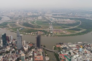 市人委會：今年內解決守添都市問題。圖為守添半島一瞥。