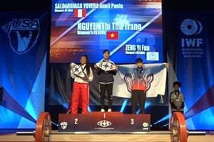 阮氏秋莊奪得金牌。（圖源：互聯網）