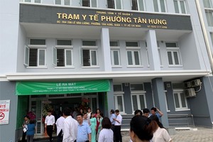 圖為第七郡新興坊醫療站一瞥。