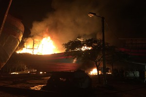 火警現場。（圖源：何童）