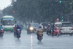 國家水文氣象預報中心：南部今晚降陣雨。（示意圖源：白楊）