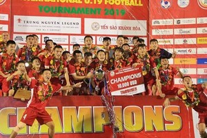 越南U19足球隊奪得冠軍。（圖源：互聯網）
