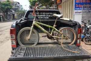 “百里獨行”的自行車。（圖源：互聯網）