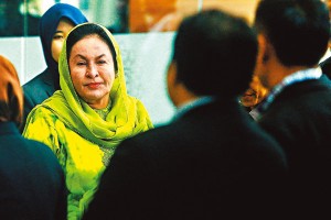 大馬前總理妻子羅斯瑪。（圖源：AFP）