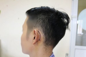 接受手術後的傷者。（圖源：院方提供）