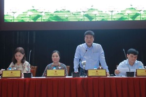 文體與旅遊部辦公廳主任、發言人阮太平在新聞發佈會上發言。（圖源：世公）