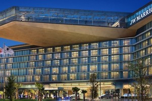 萬豪酒店擬 2020 年底共增 300 間新酒店。圖為越南河內萬豪酒店。（圖源：互聯網）