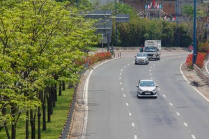 武文傑大道節日期間通暢無阻。（圖源：周俊）