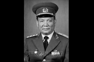 各國領導致電函哀悼原國家主席黎德英。圖為原國家主席黎德英。（圖源：越通社）