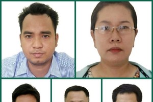 涉嫌“組織媒介潛逃台灣”案的5名嫌犯。（圖源：公安機關提供）