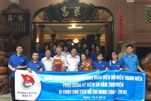 第十一郡第六坊人委會、共青團及第一、七、十三坊共青團於昨(10)日組團前往參觀華人企業家朱應昌的藝昌公司。