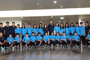 　　越南U15女足啟程赴泰國參加2019東南亞女足錦標賽。（圖源：互聯網）