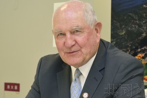 美國農業部長珀杜（Sonny Perdue）。（圖源：共同社）