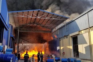 火警現場。（圖源：江征）