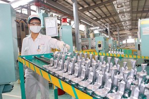 位於永福省的越南漢達公司生產車間一瞥。