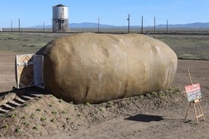 旅舍外形就像一個巨型薯仔。（圖源：AP）