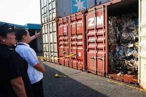 滯留在菲律賓近6年的垃圾。（圖源：互聯網）