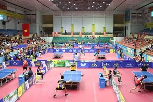 乒乓球錦標賽比賽場景。（圖源：互聯網）