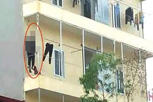 疑上吊自盡的命案現場。（圖源：芳英）