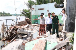 坍塌現場。（圖源：越通社）