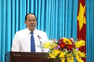 新任安江省人委會代主席阮清平。（圖源：田升）