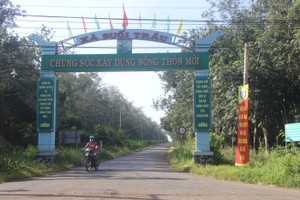 為興建隆城國際航空港項目，從6月1日開始，同奈省隆城縣鄒溪鄉將被全部拆遷。（圖源：永富）