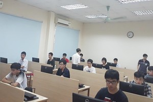 圖為2019年亞洲信息學奧林匹克比賽考場一瞥。（圖源：互聯網）