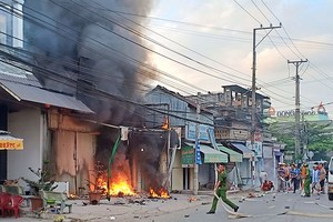 火警現場。（圖源：越快訊）