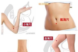 多按海字穴，皮膚氣色好。（圖源：互聯網）