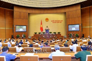 第十四屆國會第七次會議進入第14天議程。（圖源：Quochoi.vn）