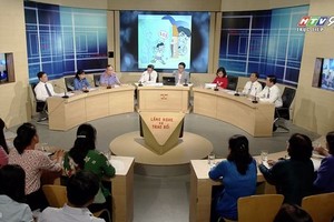 圖為 6月份“聆聽與交流”座談會現場一瞥。（圖源：HTV視頻截圖）