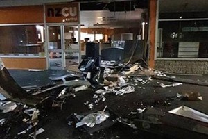 自動取款機被盜現場。（圖源：互聯網）