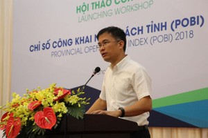 武士強博士公佈省級財政預算透明度指數(POBI)。（圖源：輝勝）