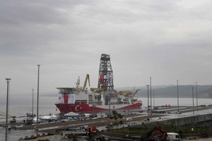 土耳其當地時間20日向地中海東部派遣第二艘油氣鑽探船“亞武茲”號。（圖源：新華社）