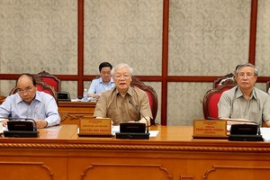 總書記、國家主席阮富仲在會上致詞。（圖源：越通社）