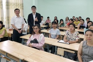 2019年越南華文教師暑期培訓班。